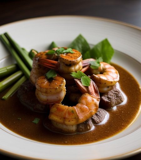 Shrimp & Sirloin Satay recipe image