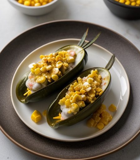 Shrimp Stuffed Poblanos recipe image