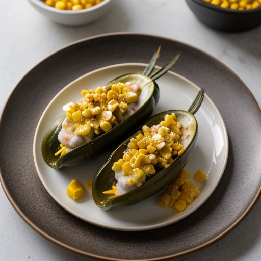 Shrimp Stuffed Poblanos recipe image