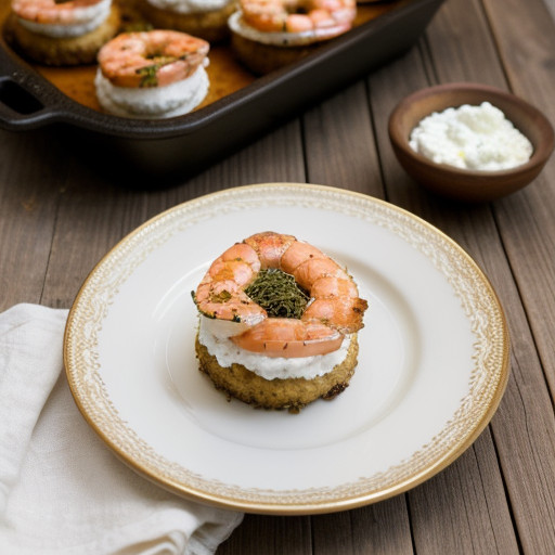 Shrimp Stuffed With Herbed Goat Cheese recipe image
