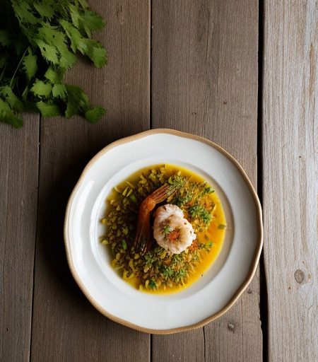 Shrimp & Tomatoes With Savory Rice recipe image