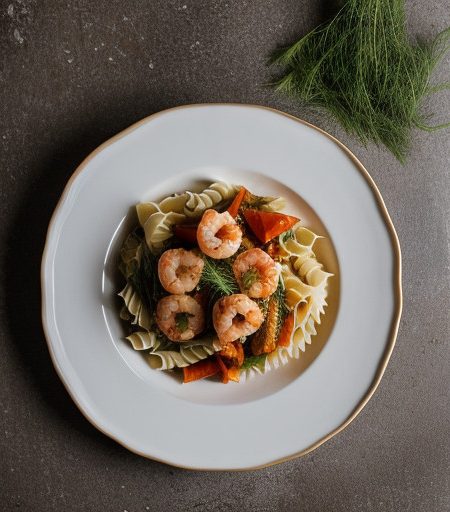 Shrimp & Vegetable Pasta recipe image