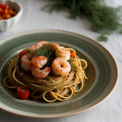 Shrimp & Vegetable Pasta (Gtkg62 A recipe image