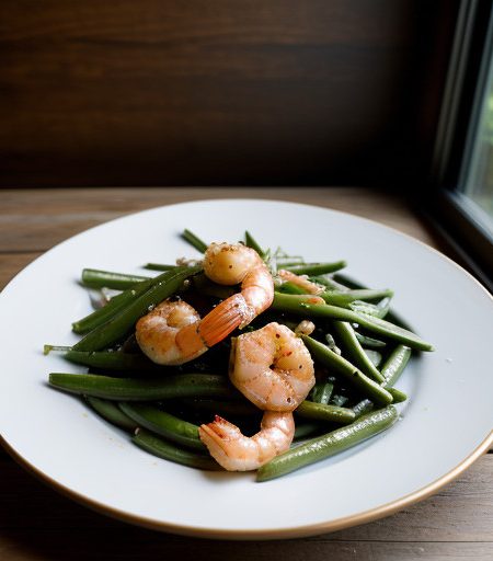 Shrimp With Chinese Yard Long Beans recipe image