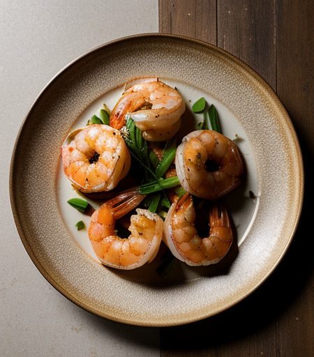 Shrimp With Garlic (Gaeng Kua Goong recipe image