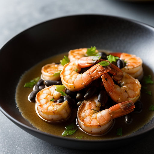 Shrimp With Oyster Sauce & Black Beans recipe image