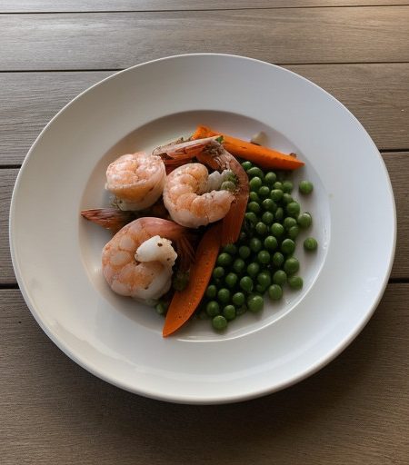 Shrimp With Peas & Carrots recipe image