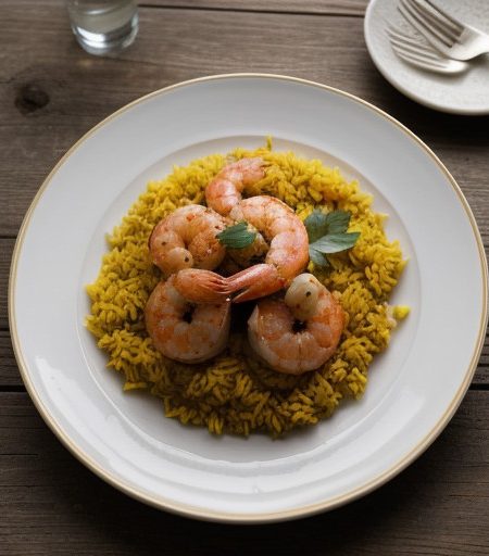 Shrimp & Yellow Rice recipe image