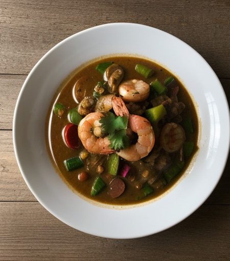 Shrimp and Andouille Gumbo recipe image