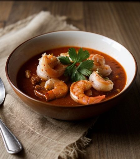Shrimp and Chicken in Tomato Sauce recipe image