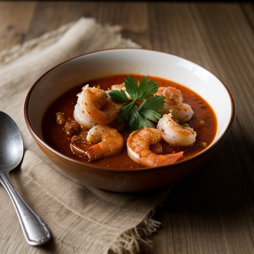 Shrimp and Chicken in Tomato Sauce recipe image