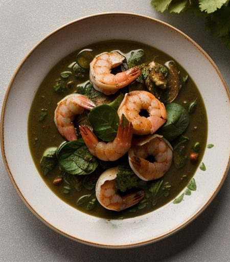 Shrimp and Fall Greens Gumbo - Bon Appetit recipe image