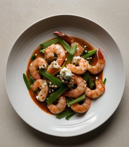 Shrimp and Feta Ala Grecque recipe image