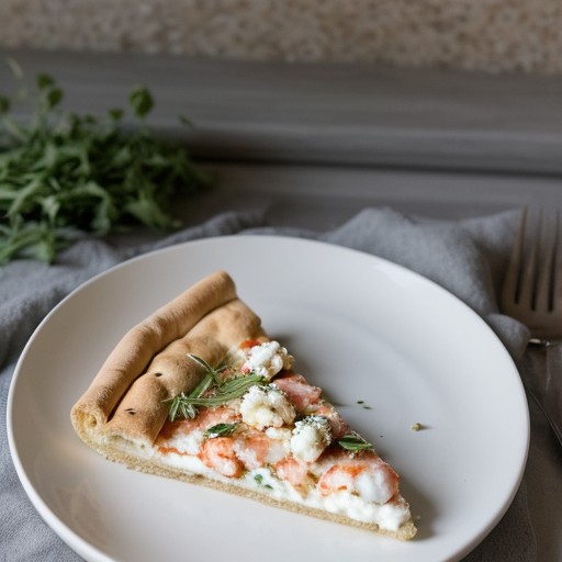 Shrimp and Feta Greek Style Pizza recipe image