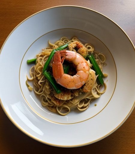 Shrimp and Noodle Bake recipe image