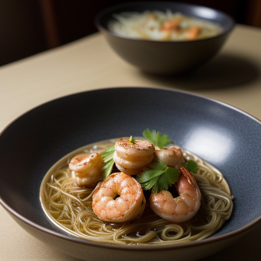 Shrimp and Pork W/ Cellophane Noodles recipe image