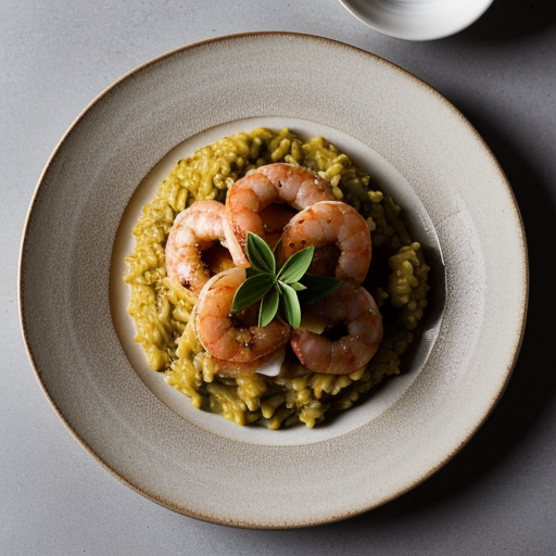 Shrimp and Saffron Risotto recipe image