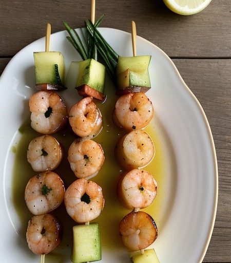 Shrimp and Scallop Kabobs recipe image