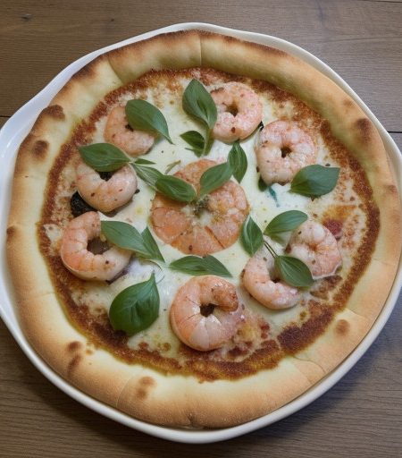 Shrimp and Scallop Pizza recipe image