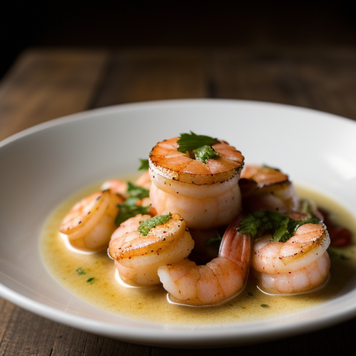 Shrimp and Scallops in Wine Sauce recipe image