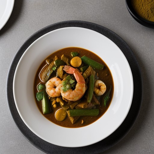 Shrimp and Veggie Curry recipe image