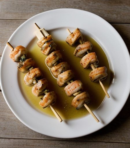 Shrimp or Oysters Brochette recipe image