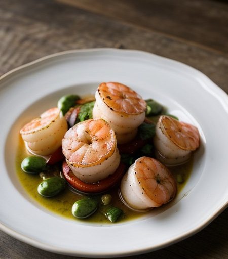 Shrimp or Scallops Provencal recipe image