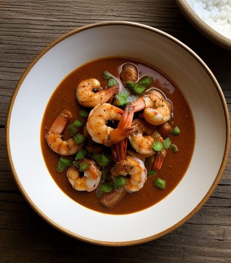 Shrimps in Chipotle Sauce - Camarones Enchipo recipe image