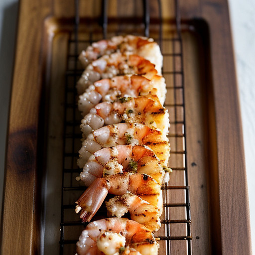 Shrimps on the Barbie With Soy Dressing recipe image