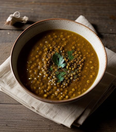 Shurit Ads (Lentil Soup With Garlic & Cumin recipe image