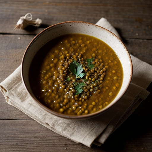 Shurit Ads (Lentil Soup With Garlic & Cumin recipe image