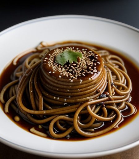 Sichuan Street Noodles With Spicy Peanut Sauc recipe image