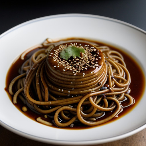 Sichuan Street Noodles With Spicy Peanut Sauc recipe image