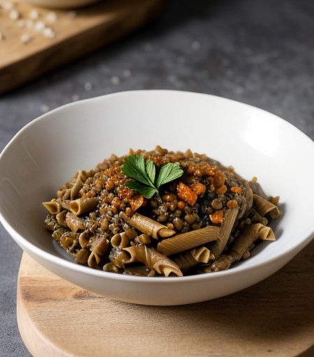 Sicilian Lentil Pasta Sauce (Vegan recipe image