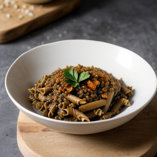Sicilian Lentil Pasta Sauce (Vegan recipe image