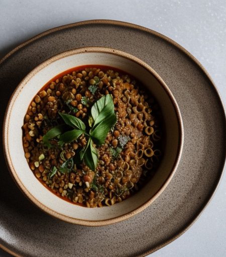 Sicilian Lentil Pasta Sauce (Vegan recipe image