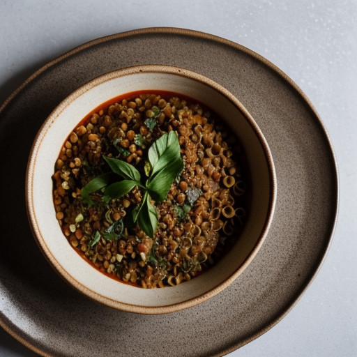 Sicilian Lentil Pasta Sauce (Vegan recipe image