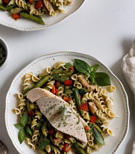 Sicilian Pasta Salad Piccata recipe image