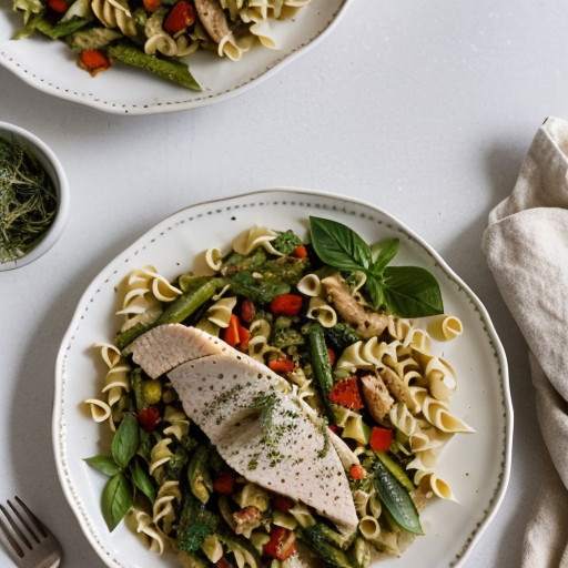 Sicilian Pasta Salad Piccata recipe image