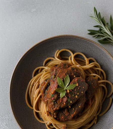 Sicilian Pasta With Meat Sauce recipe image