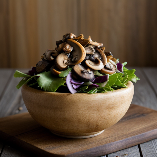 Sienisalaatti (Fresh Mushroom Salad recipe image