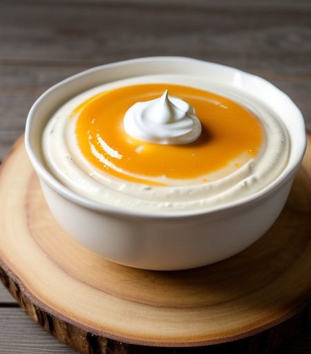 Silky Apricot Cheese Dip recipe image