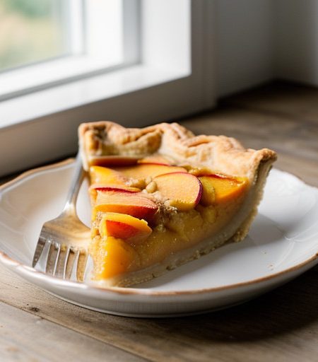Silver Spoon Butterscotch Peach Pie recipe image