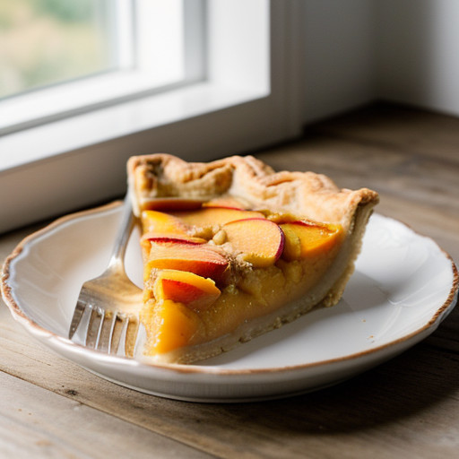 Silver Spoon Butterscotch Peach Pie recipe image