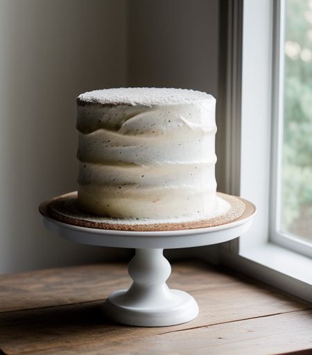 Silver White Cake recipe image