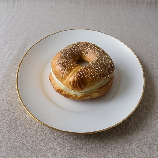 Simit (Turkish Croissant With Sesame Seeds recipe image