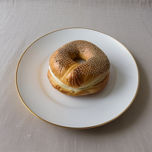 Simit (Turkish Croissant With Sesame Seeds recipe image