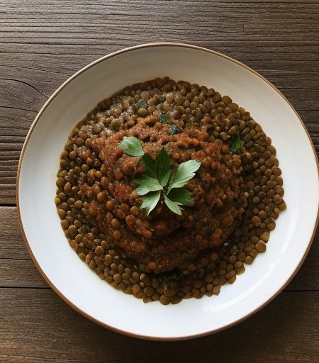 Simmered Lentils recipe image