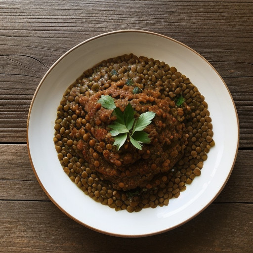 Simmered Lentils recipe image