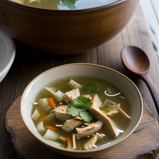 Simple Chinese Cabbage Chicken Soup recipe image